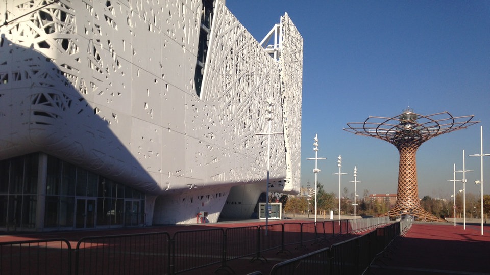Baustelle auf dem Expogelände