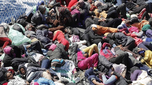 Flüchtlinge im Mittelmeer 