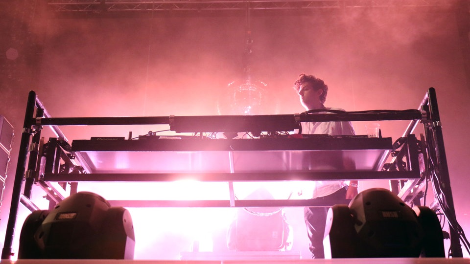 Bildrechte: WDR/Rühl Jamie XX beim Roskilde Festival 2015