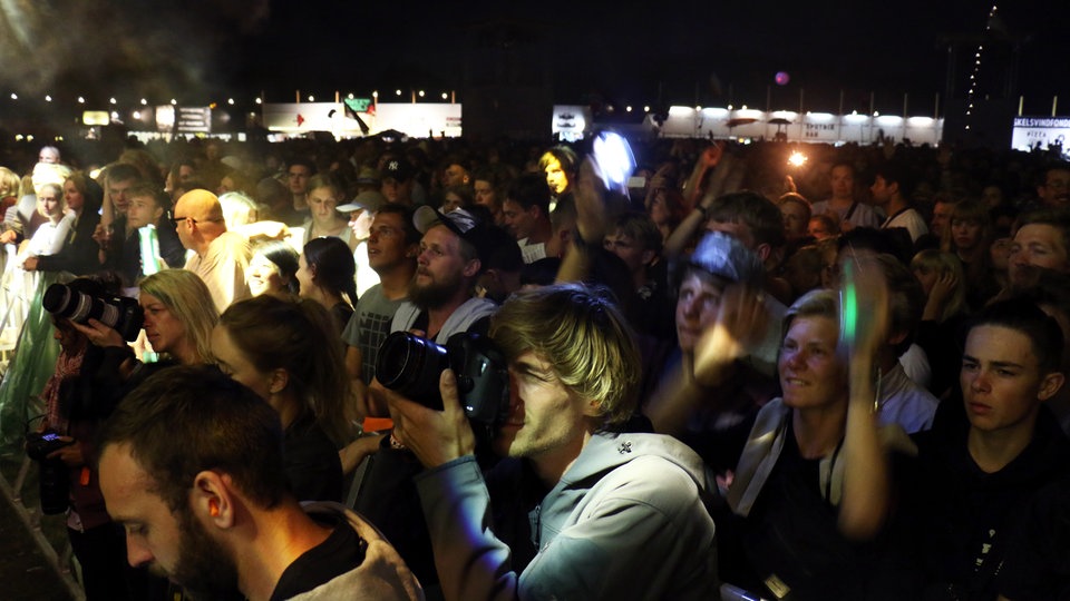 Bildrechte: WDR/Rühl Jamie XX beim Roskilde Festival 2015