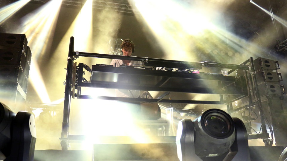 Bildrechte: WDR/Rühl Jamie XX beim Roskilde Festival 2015