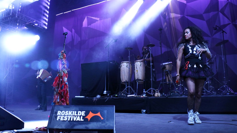 La Yegros beim Roskilde Festival 2015
