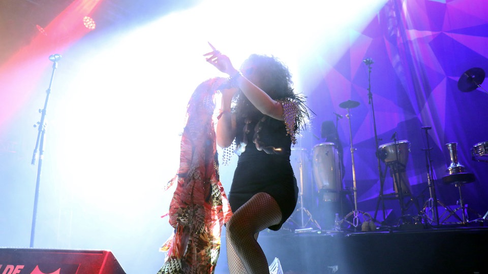 La Yegros beim Roskilde Festival 2015