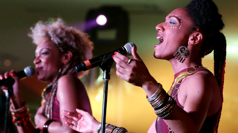 Les Nubians auf der Bühne