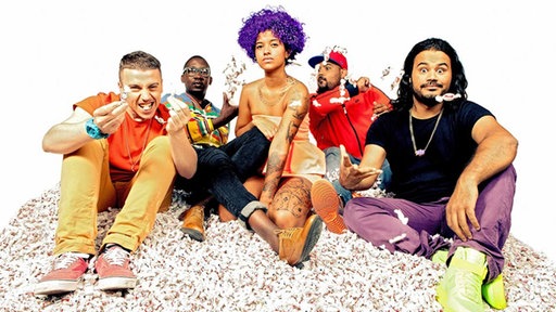 Gruppenbild Buraka Som Sistema Promo