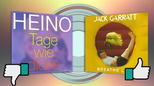 CD-Cover Heino: "Tage Wie Diese" und Jack Garratt: "Breathe Life"