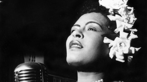 Billie Holiday am Mikrofon