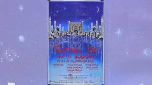Das Plakat des legendären Raï Festivals in Frankreich, 1986.