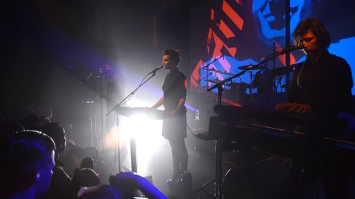 Laibach na koncertu u Kölnu, 2014. godine