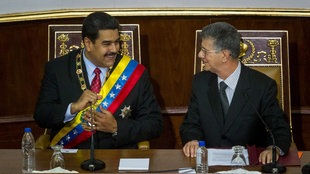 Maduro y Henry Ramos