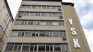 Das Gebäude des Hohen Wahlausschusses (YSK) der Türkei