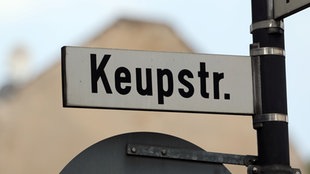 Das Straßenschild "Keupstraße"