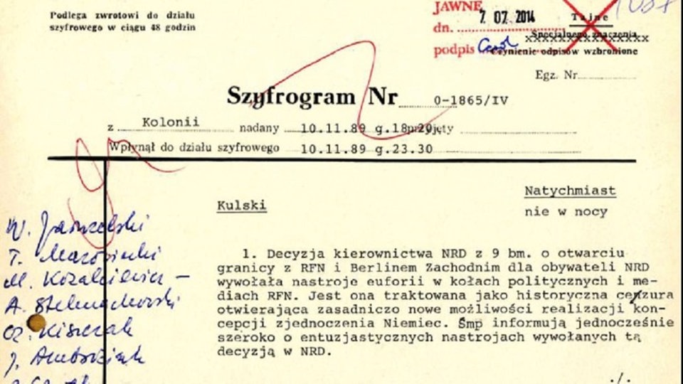 Polskie kulisy zjednoczenia Niemiec