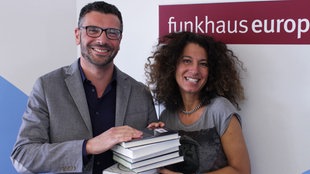 Studiogast Giuseppe Terrano und Francesca Montinaro 