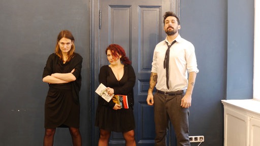 Paolina Marone, Francesca Addei und Mattia Grigolo