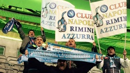 Neapel-Fans in Wolfsburg