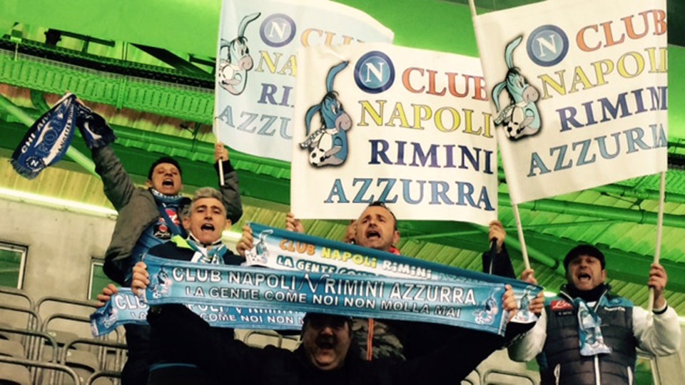 Neapel-Fans in Wolfsburg