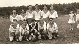 Fussballmannschaft von italienischen Gastarbeitern
