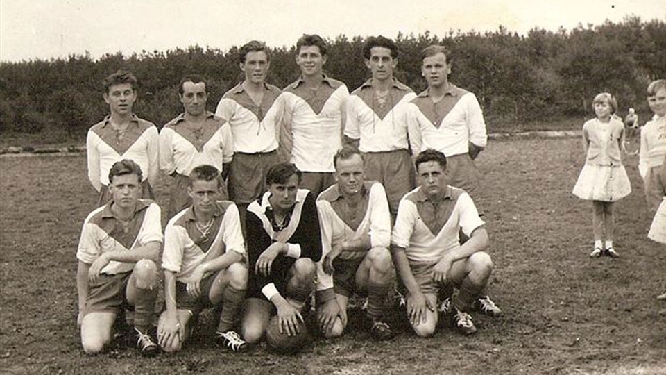 Fussballmannschaft von italienischen Gastarbeitern