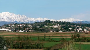 Gebirge, Fagagna, Udine, Italien