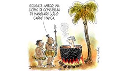 Cartoon von Sergio Staino