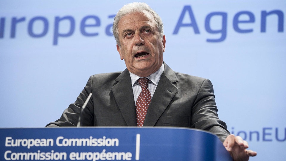 Evropski komesar za migracije Dimitris Avramopulos