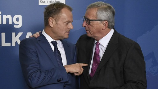 Predsednik Evropskog saveta Donald Tusk i predsednik Evropske komisije Žan-Klod Junker