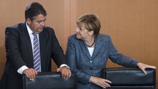 Potpredsjednik Savezna Vlade Sigmar Gabriel i savezna kancelarka Angela Merkel