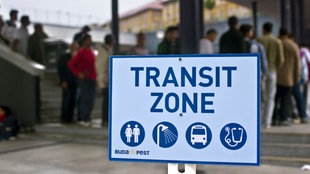 Tranzitna zona u Mađarskoj, ilustracija