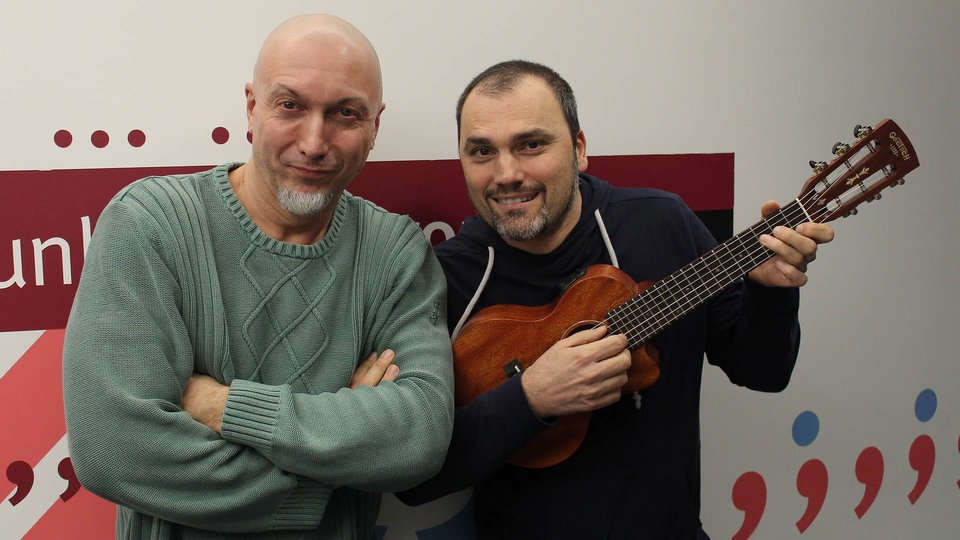 Saša Bojić i Danko Rabrenović u studiju Funkhaus Europa