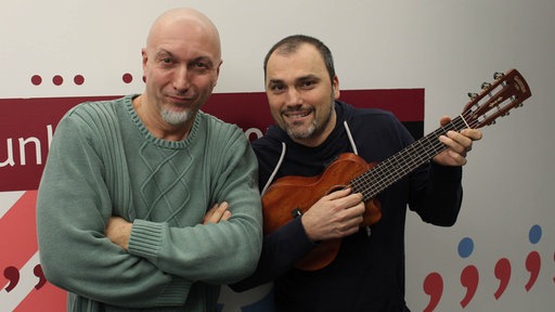 Saša Bojić i Danko Rabrenović u studiju Funkhaus Europa