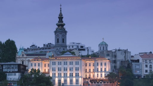 Beograd - pogled na dve crkve