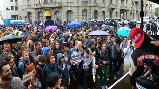 Proteste protiv projekta „Beograd na vodi“ pratile su brojne policijske snage