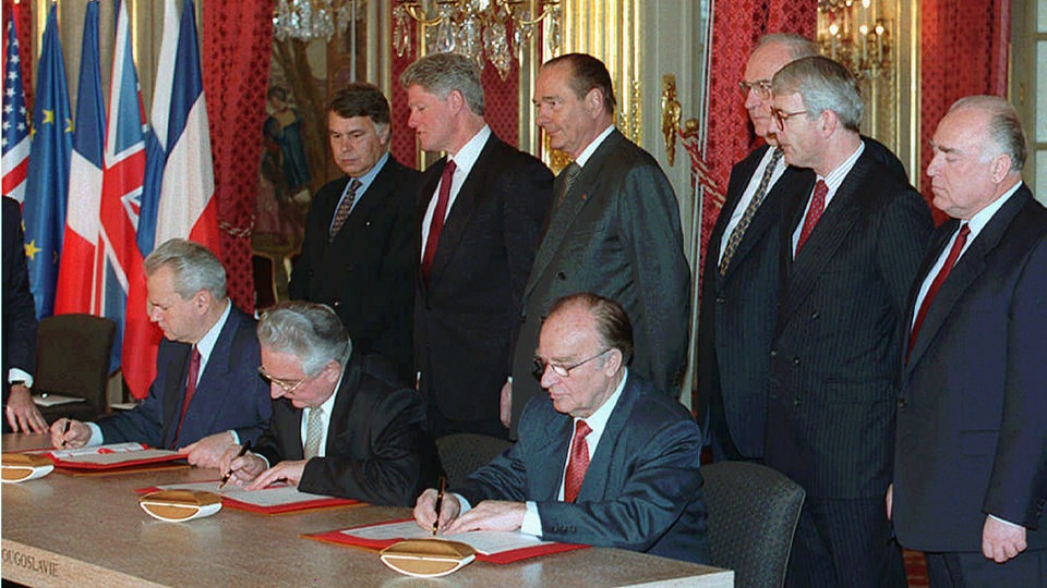 Potpisivanje Dejtonskog sporazuma 14.12.1995.