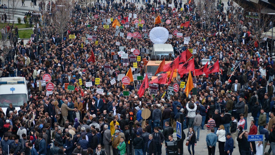 Demonstracije opozicije u Prištini