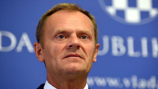 Predsjednik Europskog vijeća Donald Tusk na konferenciji za novinare u Zagrebu