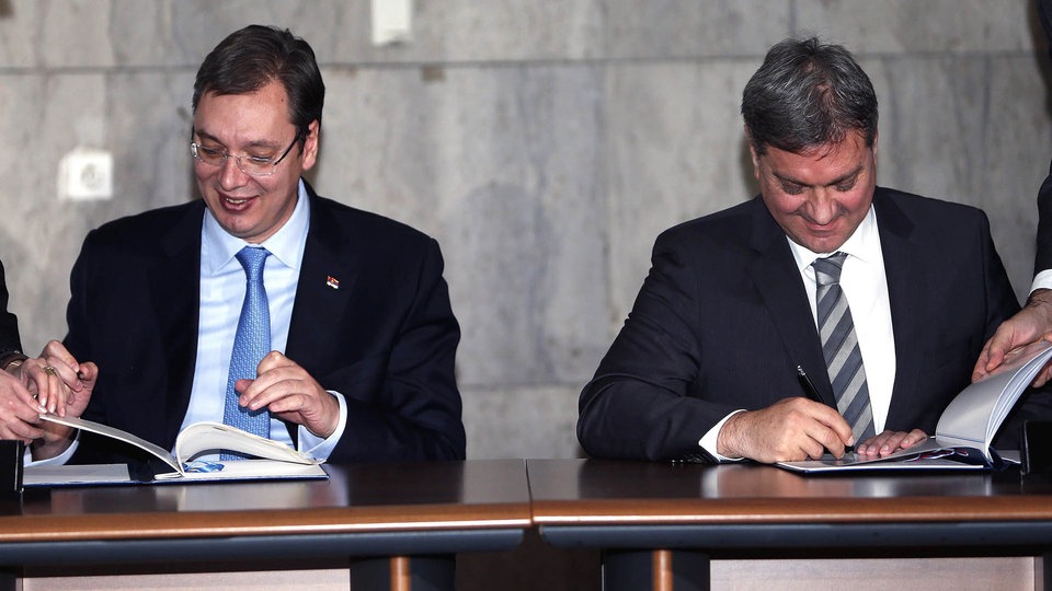 Premijer Srbije Aleksandar Vučić i predsjedavajući Vijeća ministara BiH Denis Zvizdić