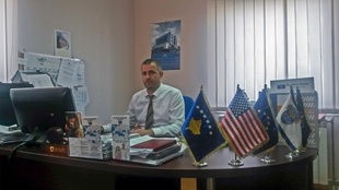 Fitim Zarići iz Centra za azilante u selu Magura