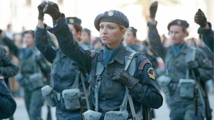 Militärparade in Athen