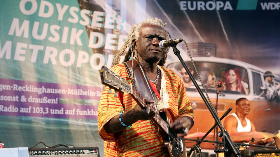 Bildrechte: WDR/Rühl Sierra Leone Refugee Allstars bei Odyssee 2015 in Mühlheim