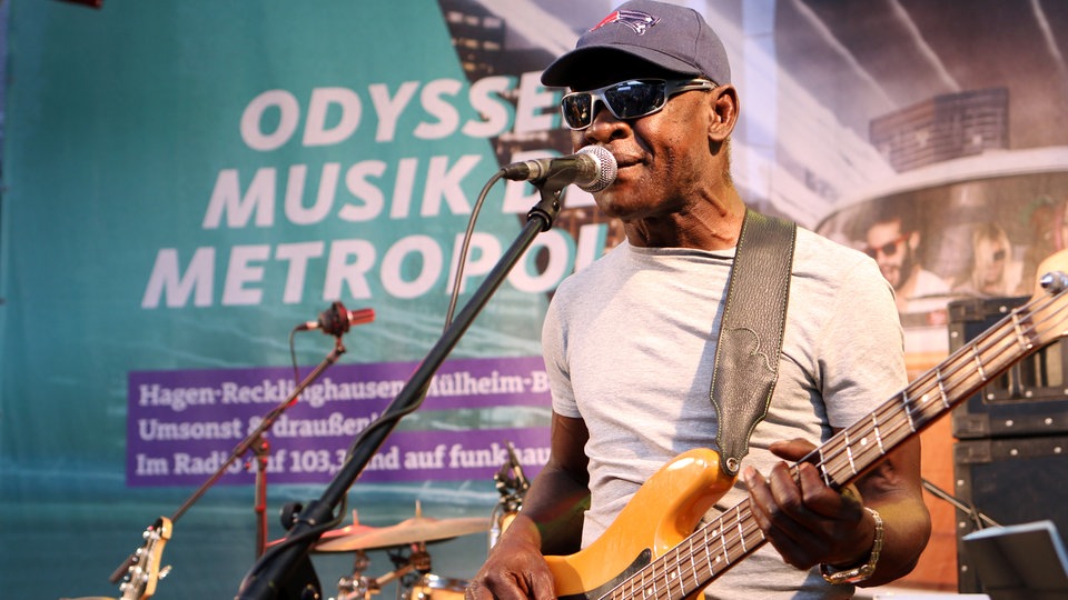 Bildrechte: WDR/Rühl Sierra Leone Refugee Allstars bei Odyssee 2015 in Mühlheim