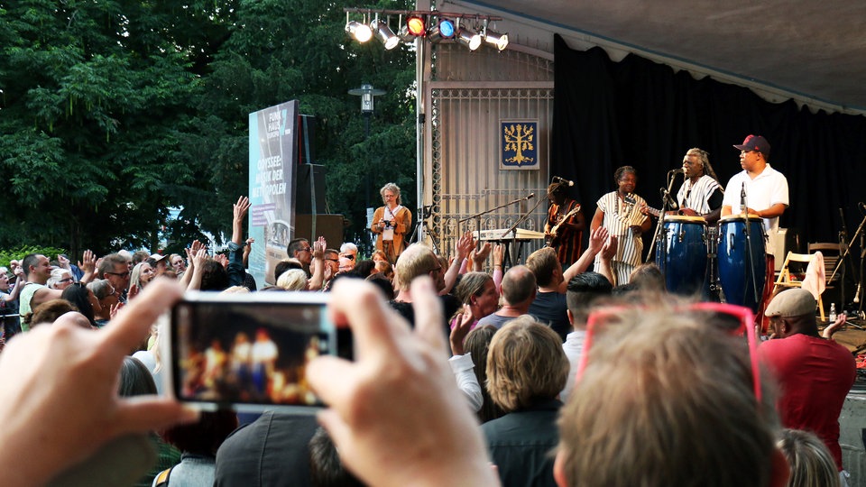 Sierra Leone Refugee Allstars bei der Funkhaus Europa Odyssee 2015 in Hagen