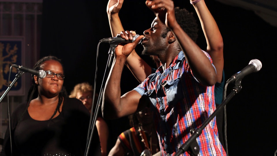 Sierra Leone Refugee Allstars bei der Funkhaus Europa Odyssee 2015 in Hagen
