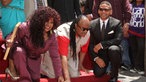 Stevie Wonder 2011 neben Chaka Khan, die ihren Stern auf dem Walk of Fame bekommt