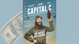 Filmplakat Capital C: Zach Crain mit einer Flasche im Überzieher