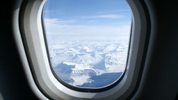 Spitzbergen aus dem Flugzeug