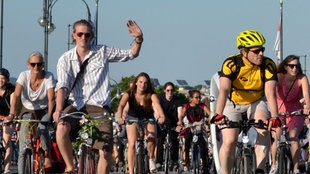 Archivbild: Critical Mass Teilnehmer 
