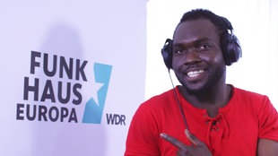 Akindele Abiodun im Studio