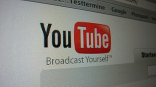Screenshot des Youtube-Logos auf der Website