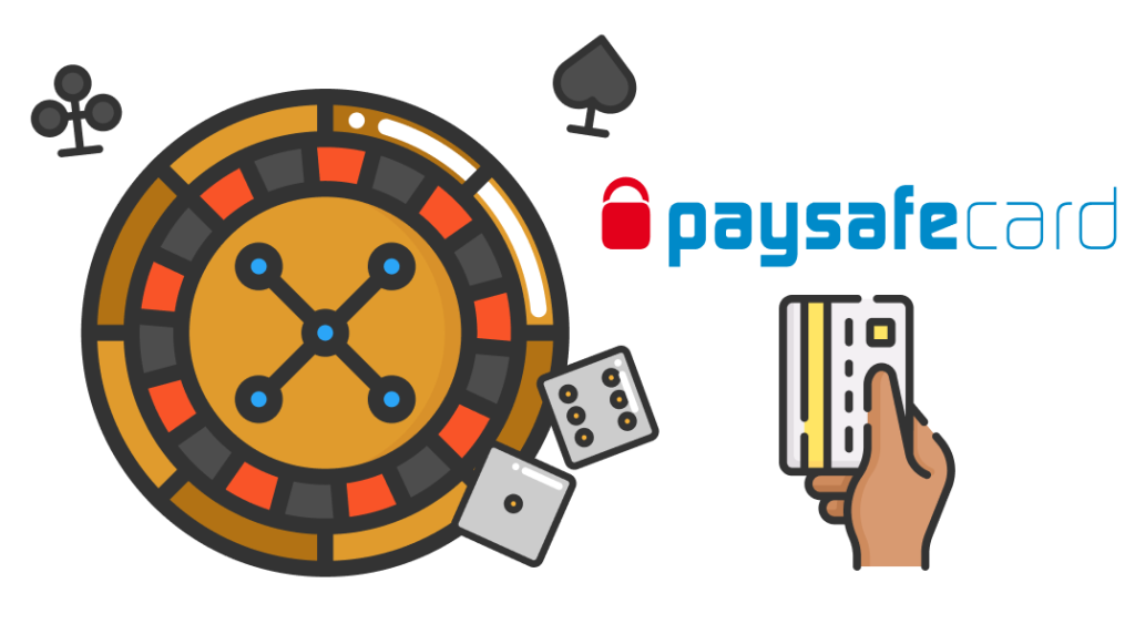 Tischspielbild mit Paysafecard-Logo